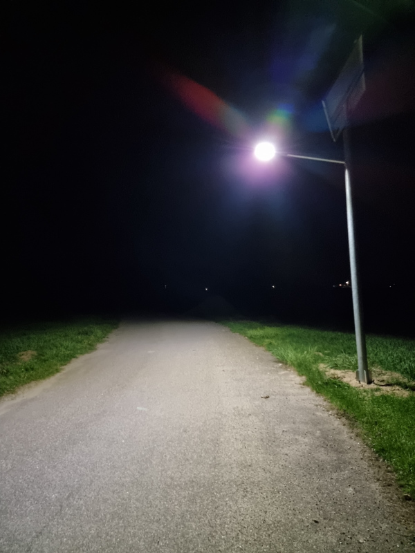 Oświetlenie drogi gminnej w gminie Rogowo, woj. kujawsko-pomorskie