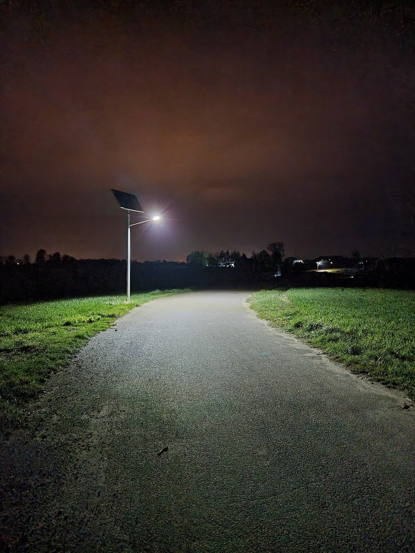 Oświetlenie drogi gminnej w gminie Rogowo, woj. kujawsko-pomorskie