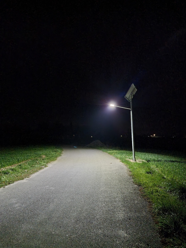 Oświetlenie drogi gminnej w gminie Rogowo, woj. kujawsko-pomorskie