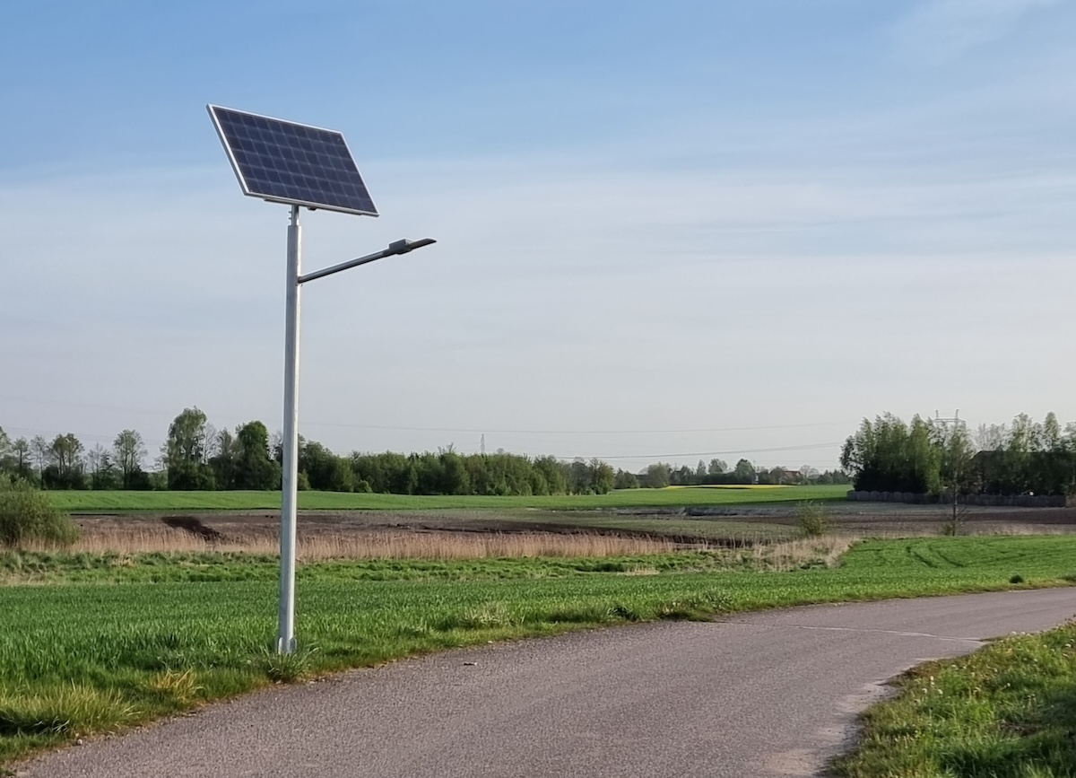 Oświetlenie drogi gminnej w gminie Rogowo, woj. kujawsko-pomorskie