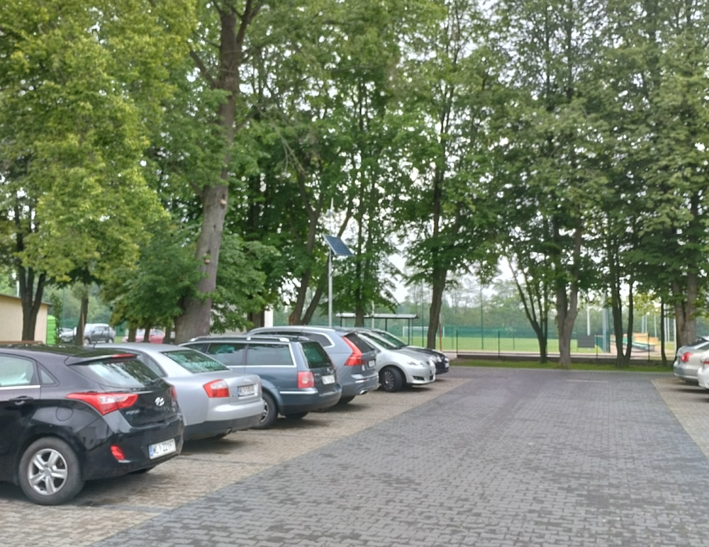 Oświetlenie miejskie Sienno woj. mazowieckie, latarnie hybrydowe