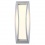 MERIDIAN II, lampa ścienna, srebrno-szara, E27, maks. 60W