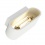 Applique OSSA R7s, ovale, blanche, R7s 78 mm, max. 100 W