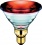 Par38 Ir 150w E27 230v Red 1ct/12