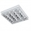 Luminaire encastré à trame REGIS 3 Evg 418 PT
