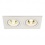 Nouveau Tria Ii Gu10 Encastrable, Rectangulaire, Blanc Mat, Max. 2x 50w,