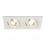 Nouveau Tria Ii Gu10 Encastrable, Rectangulaire, Blanc Mat, Max. 2x 50w,