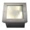 Plafonnier LED carré, rond et asymétrique Dasar, acier inoxydable 316, 28 W, 3 000 K