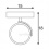 Plafonnier Kalu 1 Qpar, blanc mat ES111, max. 75 W