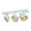 Plafonnier Kalu 3 Qpar, blanc mat ES111, max. 3 x 75 W