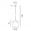 Lampe Paire d'ampoules suspendues Cone 30, E27, rondes, cuivre, max. 60 W