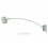 Nouvelle ampoule Myra Display Curve, gris argenté, GU10, max. 50 W, IP55