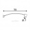 Nouvelle ampoule Myra Display Curve, gris argenté, GU10, max. 50 W, IP55