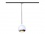 Suspension Light Eye, blanc/chrome, GU10, max. 75 W, adaptateur monophasé inclus