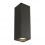 Applique murale Theo Up-down, carrée, anthracite, GU10, max. 2 x 35 W