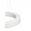 Medo Ring 60, lampe suspendue, blanche, LED