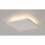 Applique murale carrée Plastra, plâtre blanc, 48 LED, 3 000 K