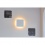 Applique murale carrée Plastra, plâtre blanc, 48 LED, 3 000 K