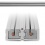 Barre omnibus TREX TS, argent, longueur - 3 m.
