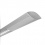 Suspension EVO 114G, 14 W, blanc lumière du jour, grille en aluminium argenté
