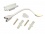 Luminaire LED Mordret 120cm 40w 4000k Milky