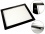 Lampe de bureau LED 6 W format A4 à intensité variable