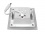 Spot LED encastré CMS Finity 6 W 4 000 K
