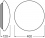 Obligatoire Surface-c LED 400 24 W/4 000 K IP44 Capteur