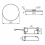 Luminaire downlight Arel LED JUSQU'À 6W-WW