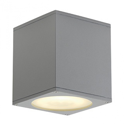 Plafonnier Big Theo ES111, gris argenté, max 75 W