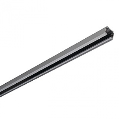 Rail triphasé Eutrac 3 m, gris argenté