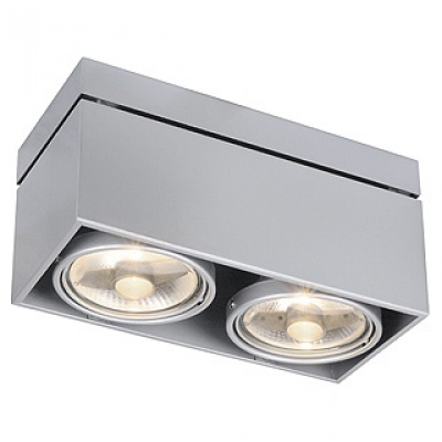 KARDAMOD SURFACE Square ES111 DOUBLE, rectangulaire, blanc, max. 2x75W