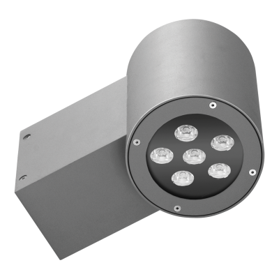 Oprawa Rotunda 1 Led  Ed 8w Amber Ip65 45  Szary