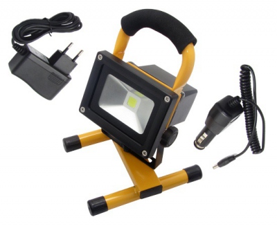Projecteur LED 10W, blanc froid 4h