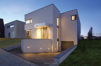 Applique murale LED en acier inoxydable 316, 4 W, blanc chaud, IP54