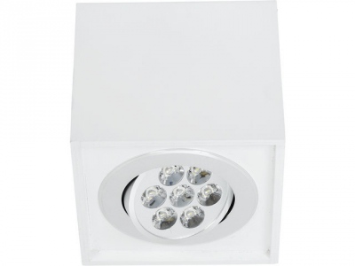 Boîte LED blanche 7 W