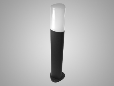 Borne de jardin Segar noire E27 IP44 50 cm