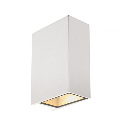 Applique murale Quad 2 XL, carrée, blanche, LED, 2 x 3,2 W, 3 000 K, éclairage direct/indirect