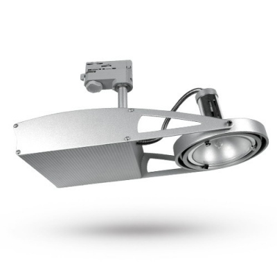 Projecteur sur rail FUSIO S41H, max. 45 W, argent
