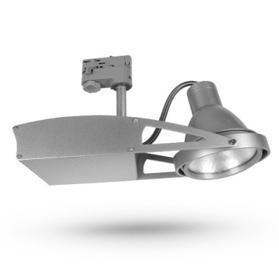 Projecteur sur rail FUSIO S61X, max. 70 W, argent