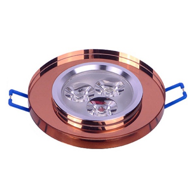 Downlight LED Power Largo Marron 3 x 1 W Blanc lumière du jour
