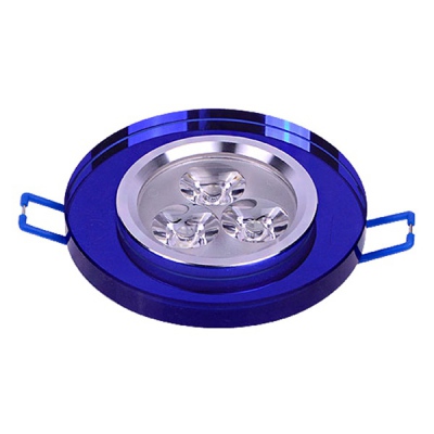 Downlight LED Power Largo Bleu 3 x 1 W Blanc lumière du jour