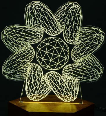 Lampe décorative Raggio Wire P10-xP002 (acrylique)