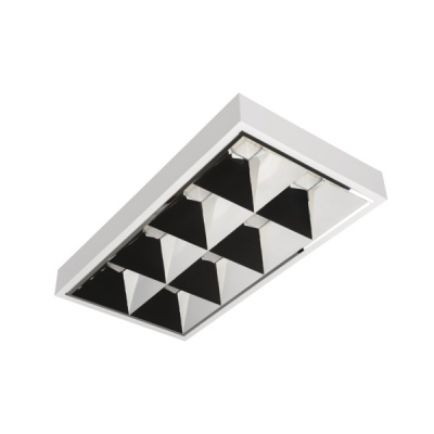 Obligatoire Lampe de bureau Lb Led N/t Ed 3150lm/830 Blanc Mat