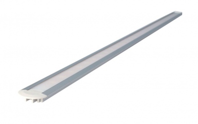 Profilé en aluminium type A avec bande LED 3528-60pcs/m couleur : chaud, longueur = 56 cm, largeur 22 mm, profondeur 5 mm