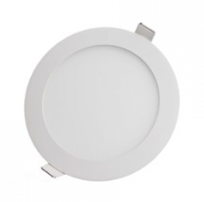 Panneau LED rond encastrable 12 W - 6 000 K