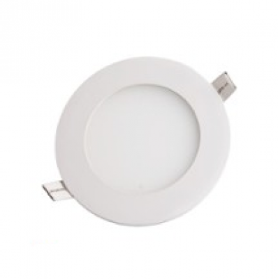 Panneau LED encastré rond 6 W - 6 000 K