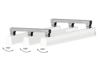 Lot de 3 supports LED Matrius gris