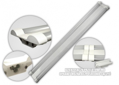 Luminaire Led Mordret 150cm 60w 4000k Laiteux.