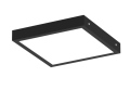 Plafonnier Finestra Q IP44 LED 407x407 23W 2850lm 840 Noir OPALE